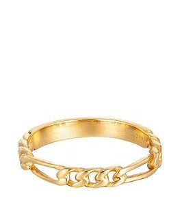 Seol + Gold Figaro Chain Ring