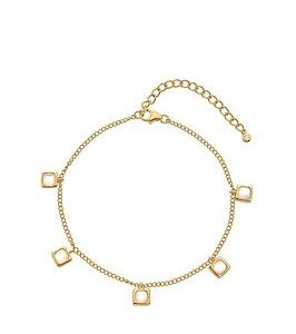 Hot Diamonds Hdxgem Square Bracelet - Mother Of Pearl