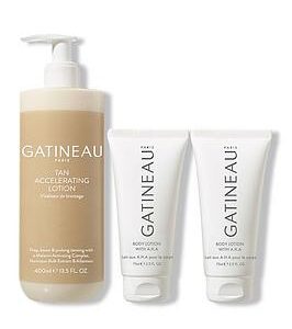 Gatineau Tan Accelerating Lotion& Aha Body Lotion Collection Worth £73