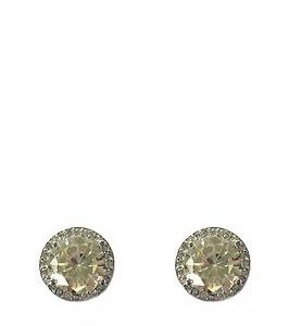 Buckley London The Carat Collection - Canary Halo Solitaire Earrings