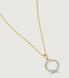 Buckley London Two-Tone Viennese Hoop Necklace