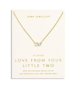 Joma Jewellery Love From Your Little Ones , Two , Gold , Necklace , 46Cm + 5Cm Extender