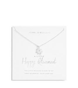 Joma Jewellery A Little , Happy Retirement , Silver , Necklace , 46Cm + 5Cm Extender