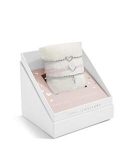 Joma Jewellery Children'S Celebrate You Gift Box , Holy Communion , Silver , Set Of 3 Bracelets