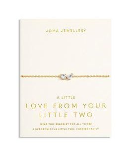 Joma Jewellery Love From Your Little Ones , Two , Gold , Bracelet , 18Cm + 3Cm Extender