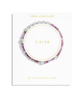 Joma Jewellery Happy Little Moments , Sister , Silver , Bracelet , 17.5Cm Stretch