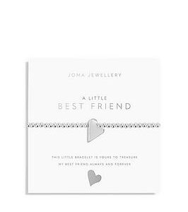 Joma Jewellery A Little , Best Friend , Silver , Bracelet , 17.5Cm Stretch