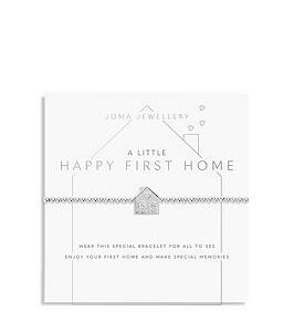 Joma Jewellery A Little , Happy First Home , Silver , Bracelet , 17.5Cm Stretch