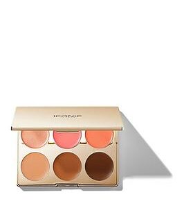 Iconic London Multi-Use Cream Blush, Bronze And Highlight Palette