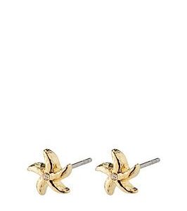 Pilgrim Oakley Starfish Earrings Gold-Plated