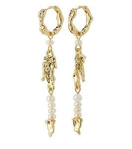 Pilgrim Niya Freshwater Pearl Earrings Gold-Plated