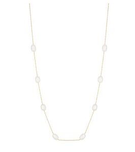 Jon Richard Gold Plate Fine Chain And Fresh Water Pearl Necklace