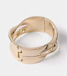 Mint Velvet Gold Tone Twisted Bangle