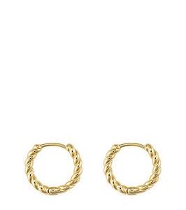 Elk & Bloom Small Gold Thin Hoop Earrings - Gold