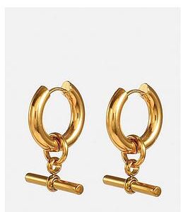 Elk & Bloom Chunky 18K Thick Gold Hoops