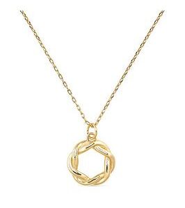 Elk & Bloom 14K Gold Circle Necklace - Gold