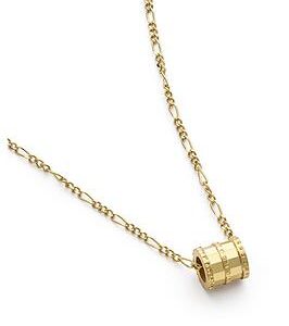 Elk & Bloom Thin 18K Gold Link Chain Necklace - Gold