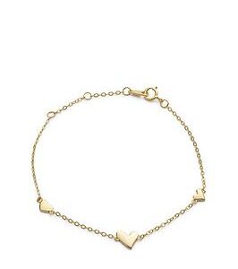 Elk & Bloom Gold Tiny Heart Bracelet