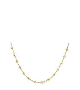 Say It With Diamonds Heart Tennis Necklace - Gold