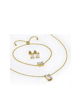 Say It With Diamonds Radiant Stone Gift Set - Gold