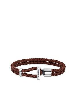 Thomas Sabo Unisex Basic Leather Bracelet - Brown