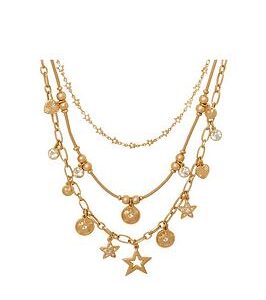 Bibi Bijoux Gold 'Stellar Harmony' Layered Necklace