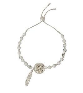 Bibi Bijoux Silver 'Dreamcatcher' Friendship Bracelet