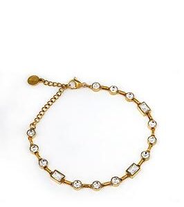 Say It With Diamonds Mixed Shape Bracelet - Yellow Gold