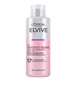 L'Oreal Paris L'OrÈAl Paris Elvive Glycolic Gloss Rinse-Off Treatment For Dull Porous Hair, 150Ml