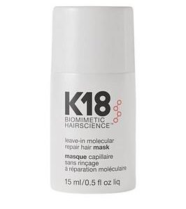 K18 Biomimetic Hairscience K18 Leave-In Molecular Repair Hair Mask 15Ml